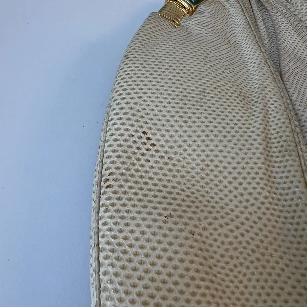 Judith Leiber Vintage Lizard Skin Bag. Good Condition. - Picture 5 of 16
